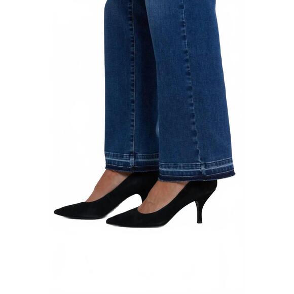 NEW NYDJ bailey relaxed denim straight leg jeans in blue - Picture 4 of 5
